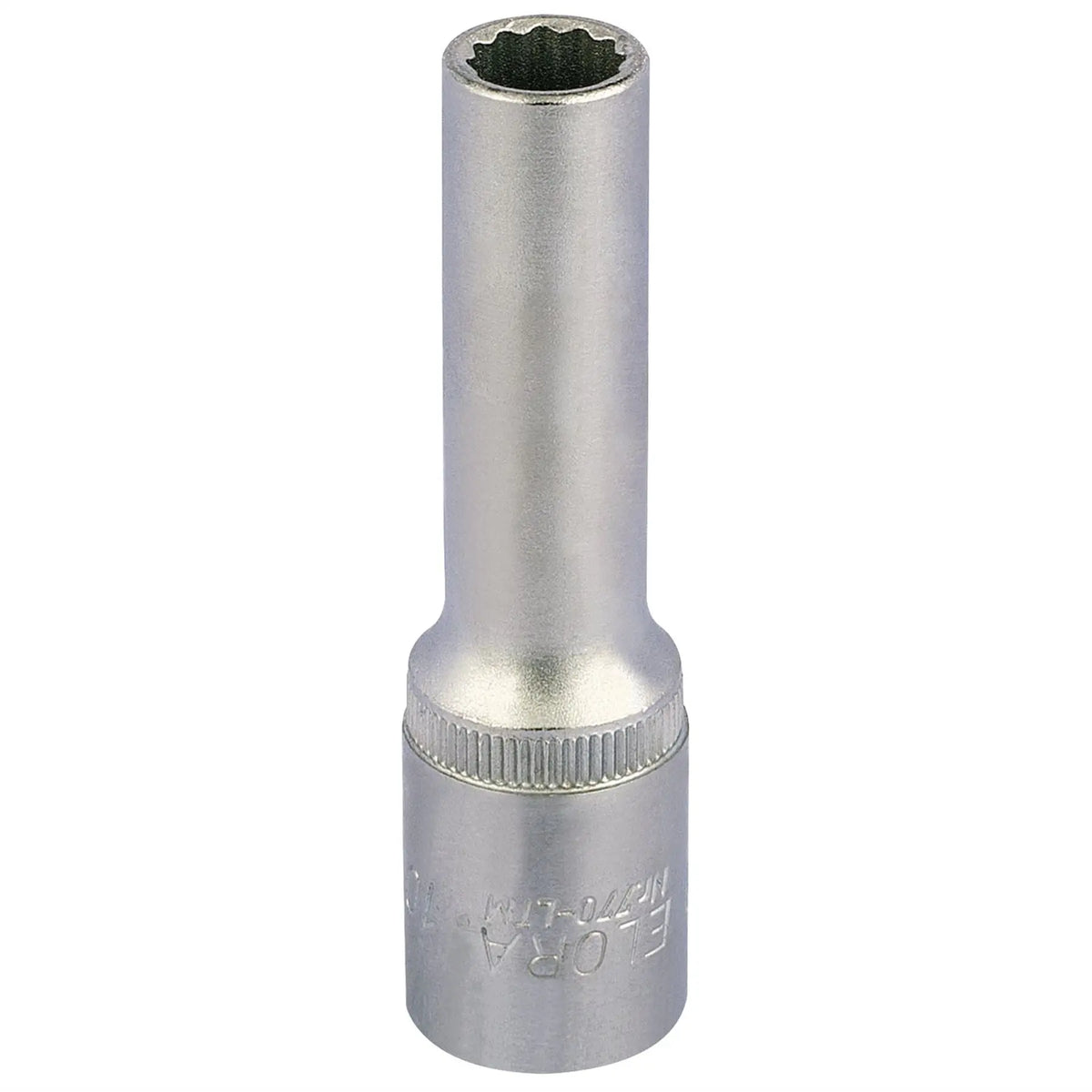 Elora Deep Bi-Hexagon Socket 1/2" Sq. Dr. 10mm 11930  White Rose Tools