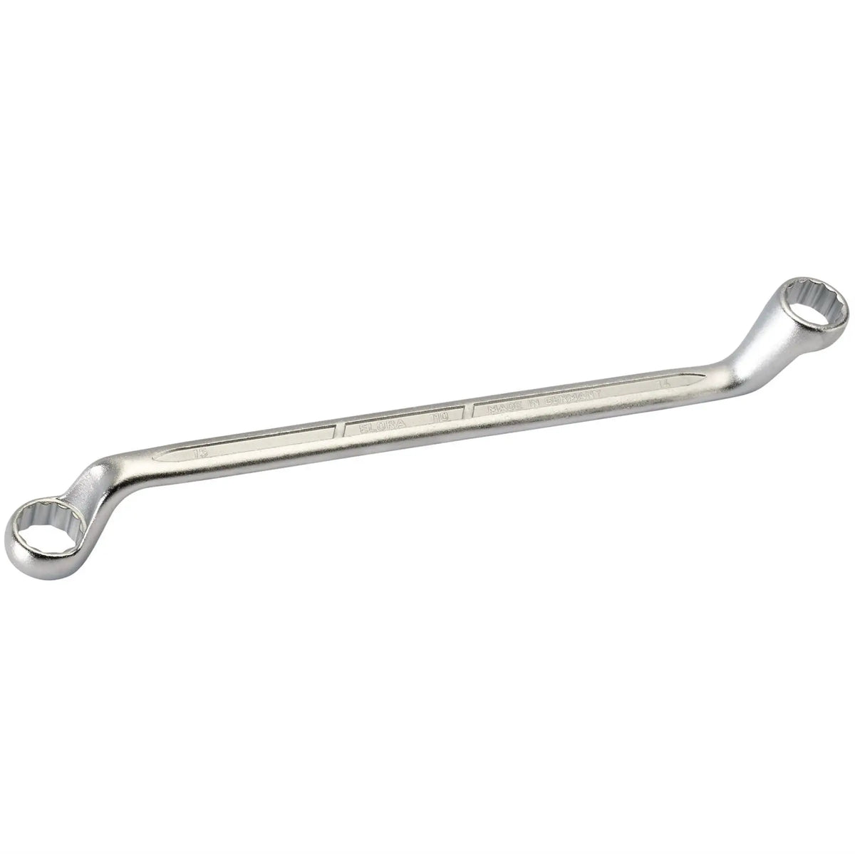 Elora Deep Crank Metric Ring Spanner 14 x 15mm 06177  White Rose Tools