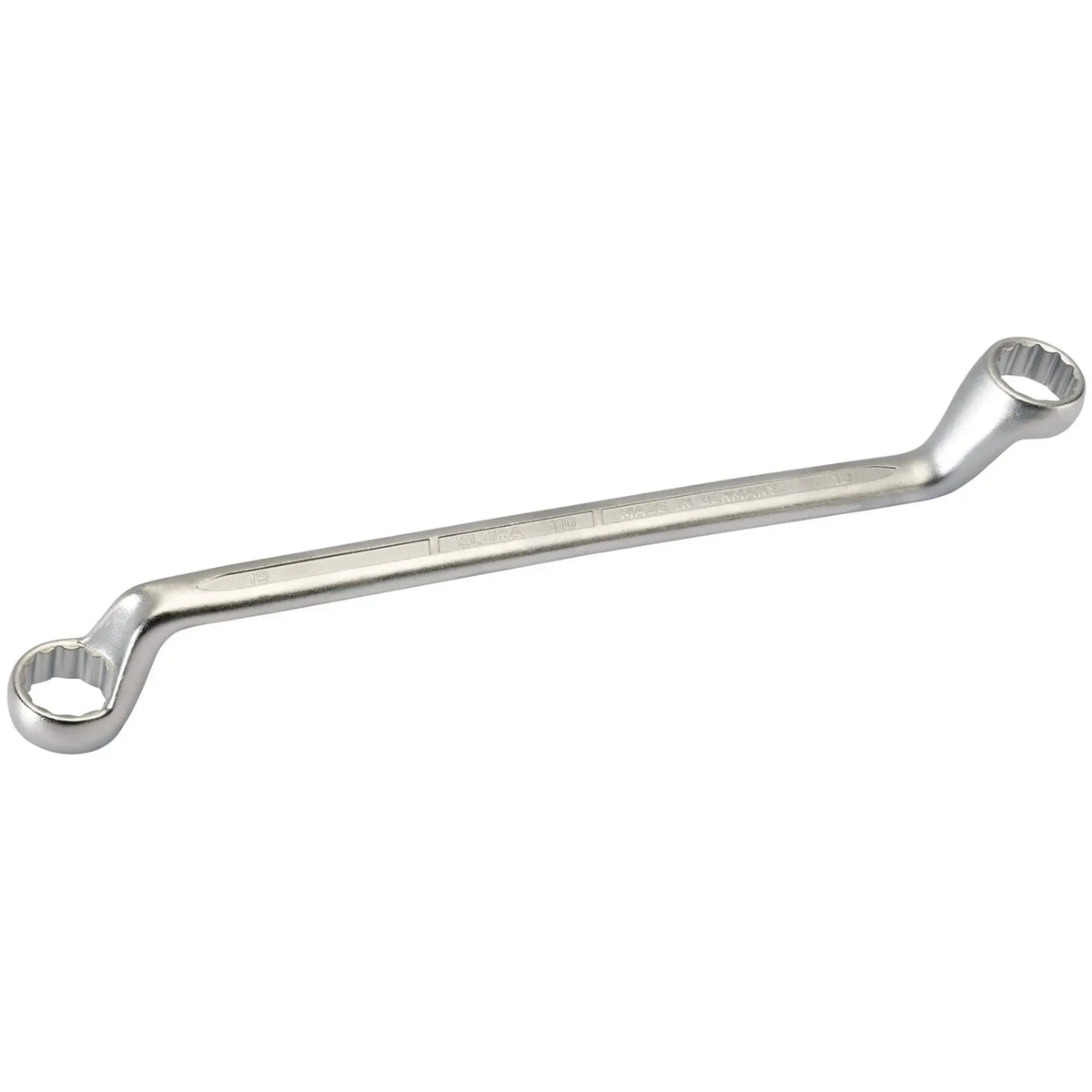 Elora Deep Crank Metric Ring Spanner 18 x 19mm 06226  White Rose Tools
