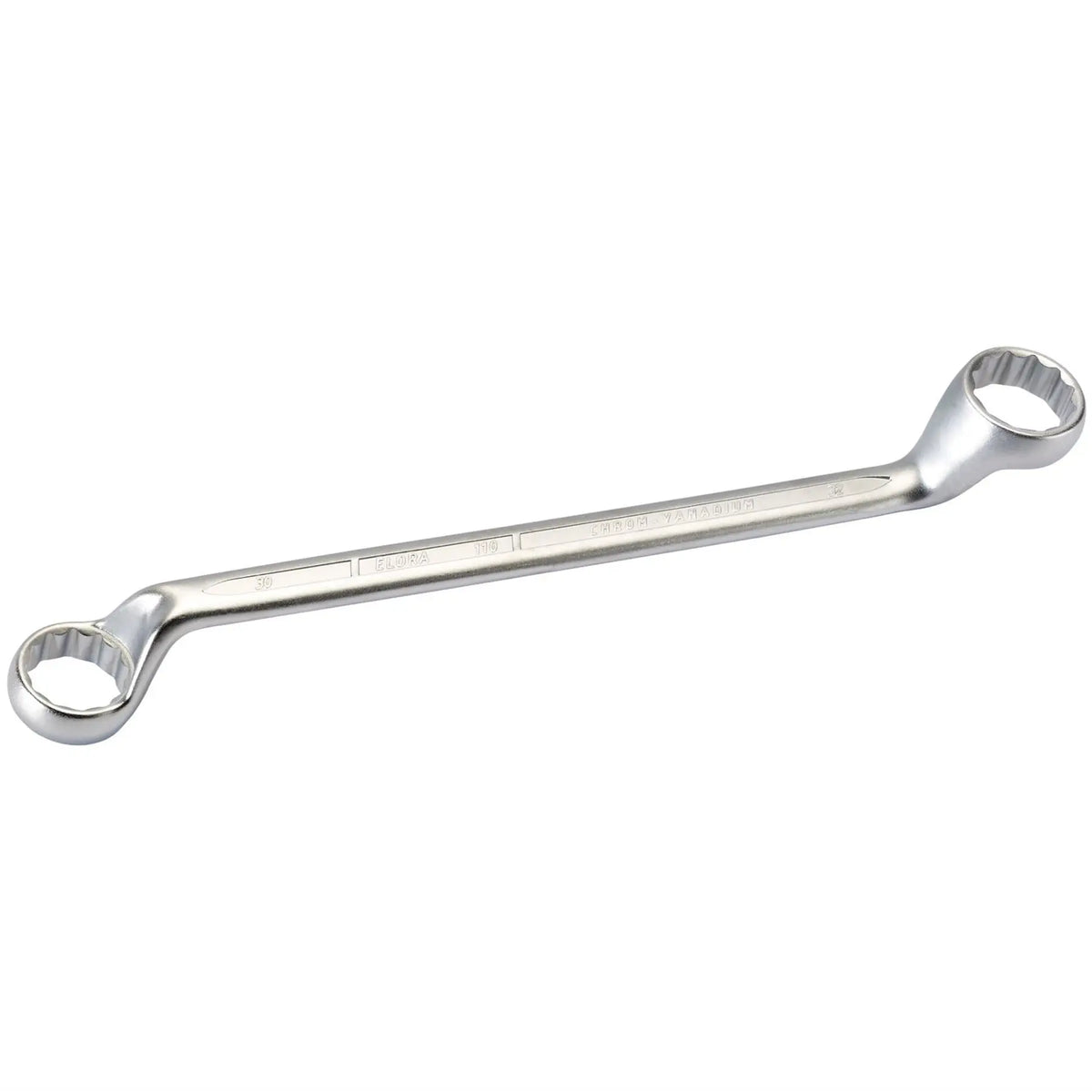 Elora Deep Crank Metric Ring Spanner 30 x 32mm 06317  White Rose Tools