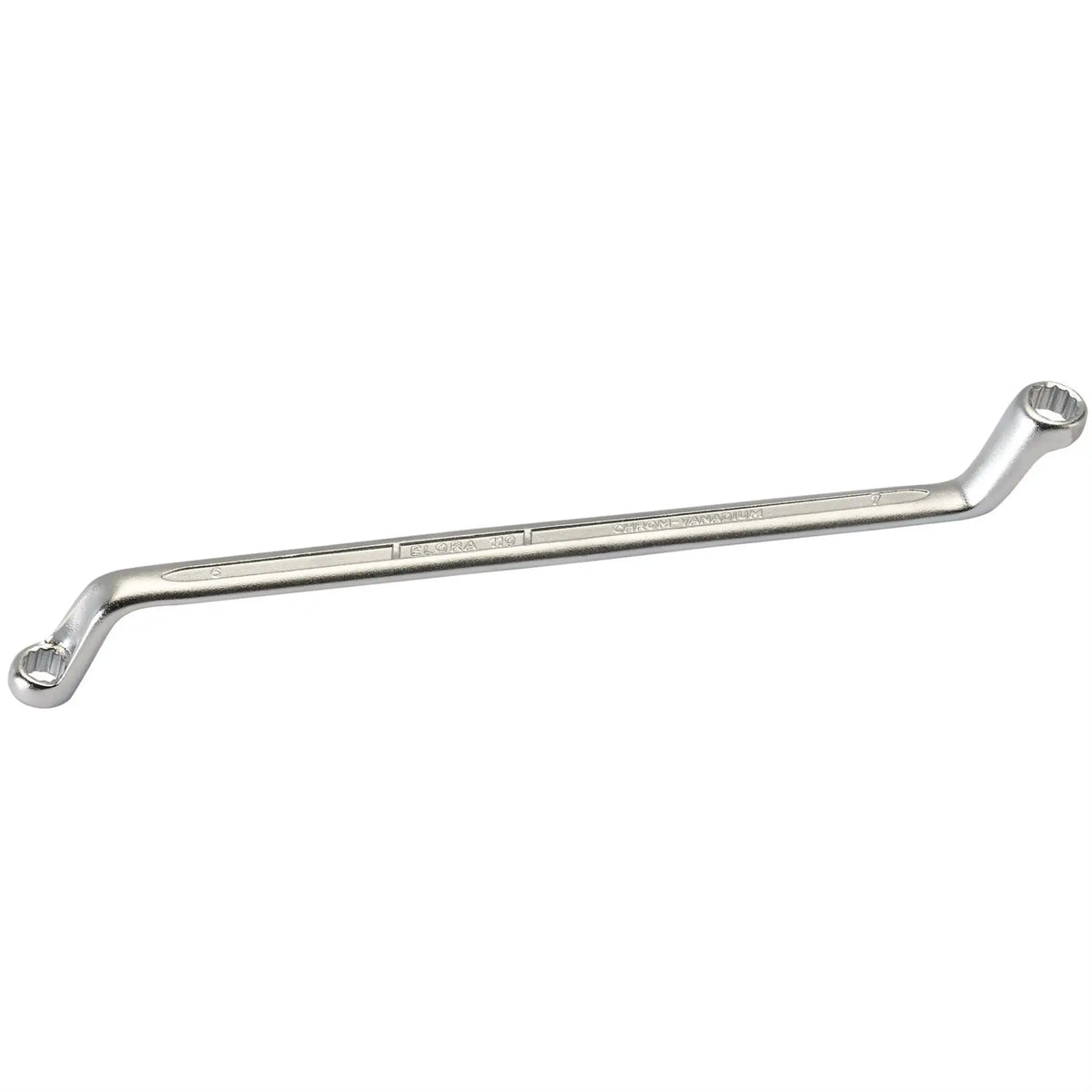 Elora Deep Crank Metric Ring Spanner 6 x 7mm 06060  White Rose Tools