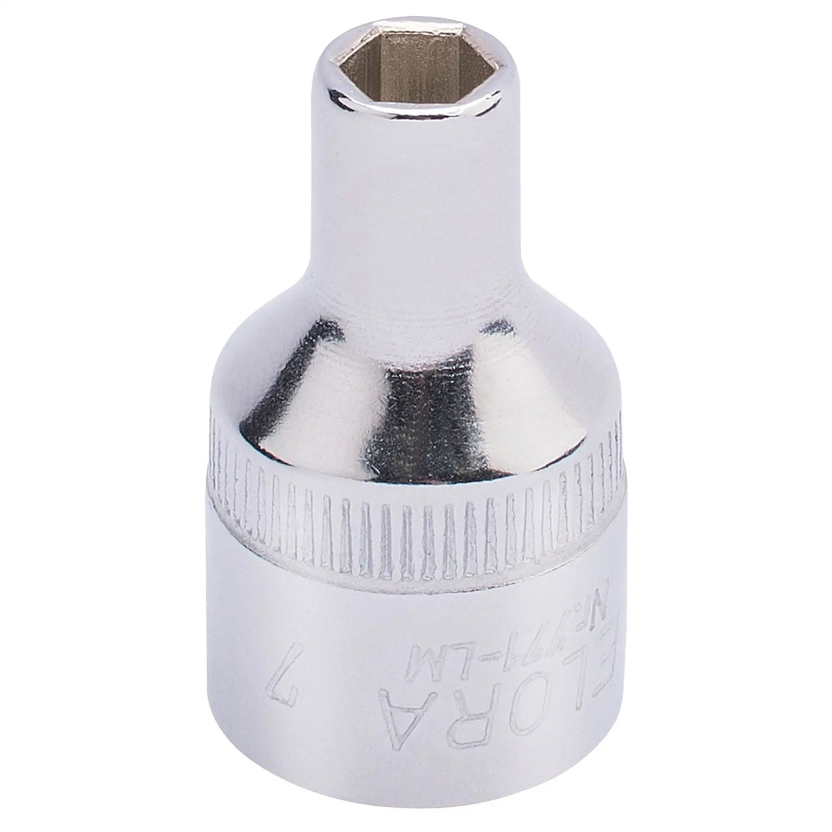 Elora Hexagon Socket 1/2" Sq. Dr. 7mm 15296  White Rose Tools