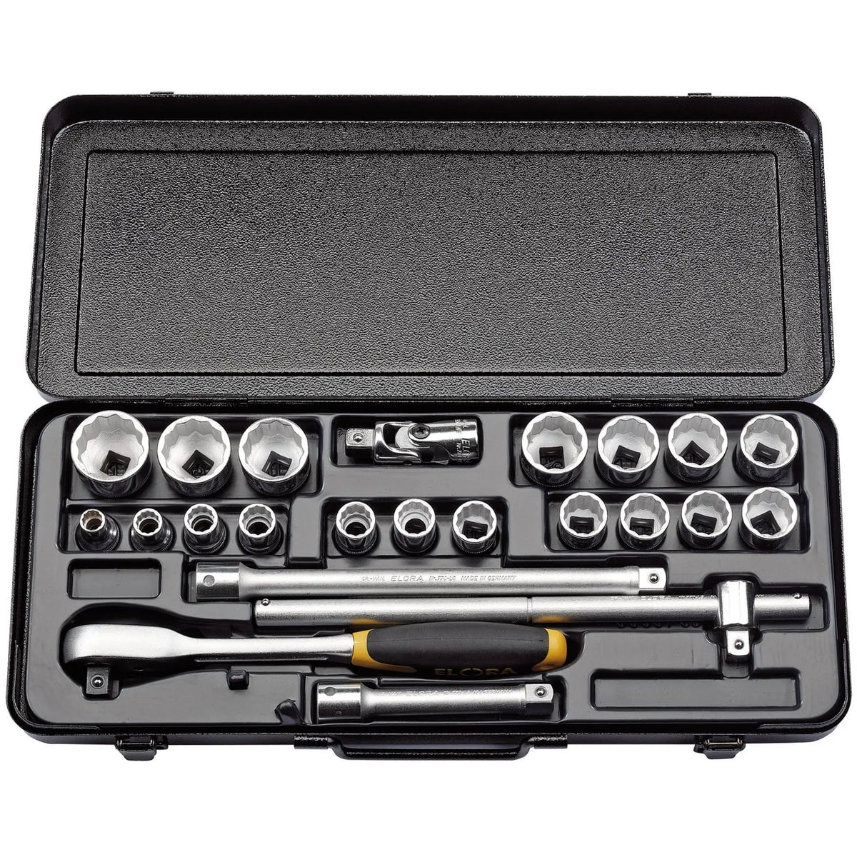 Elora Imperial Socket Set 1/2" Sq. Dr. (23 Piece) 50649  White Rose Tools