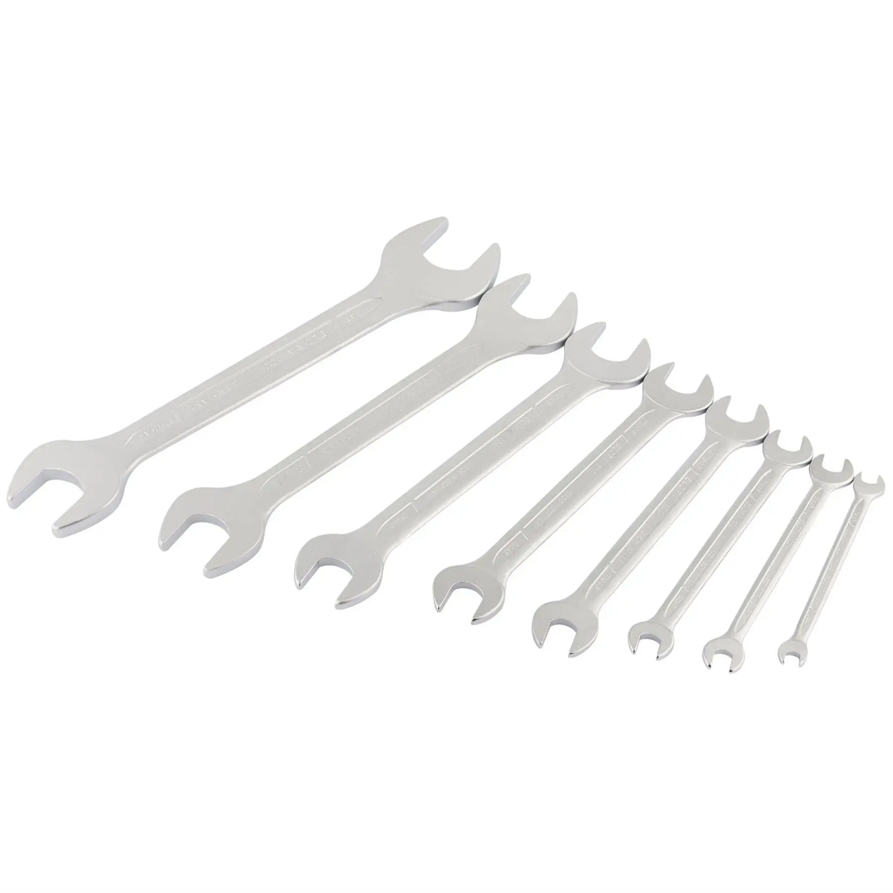Elora Long Imperial Open End Spanner Set (8 Piece) 01218  White Rose Tools