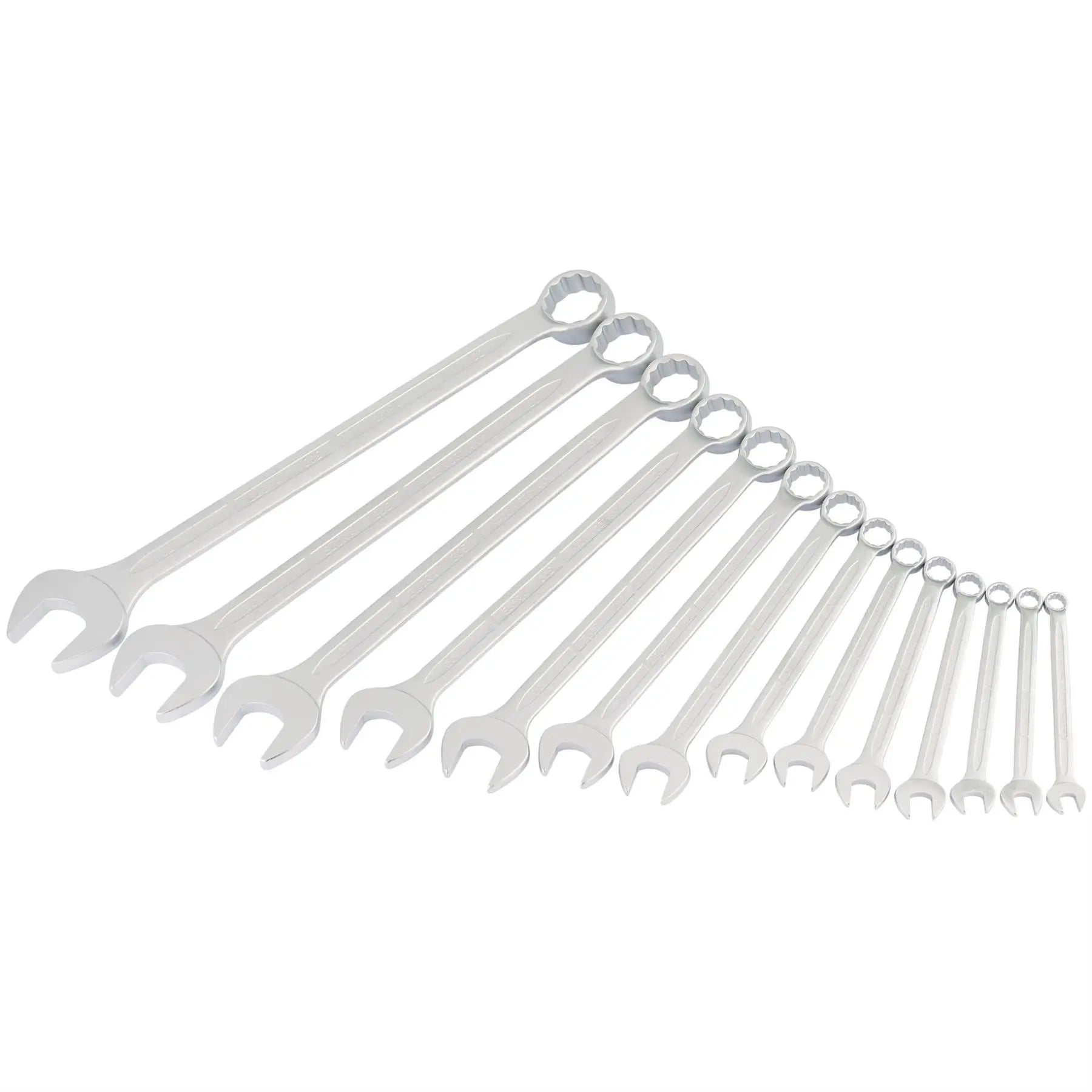 Elora Long Metric Combination Spanner Set (14 Piece) 03107  White Rose Tools