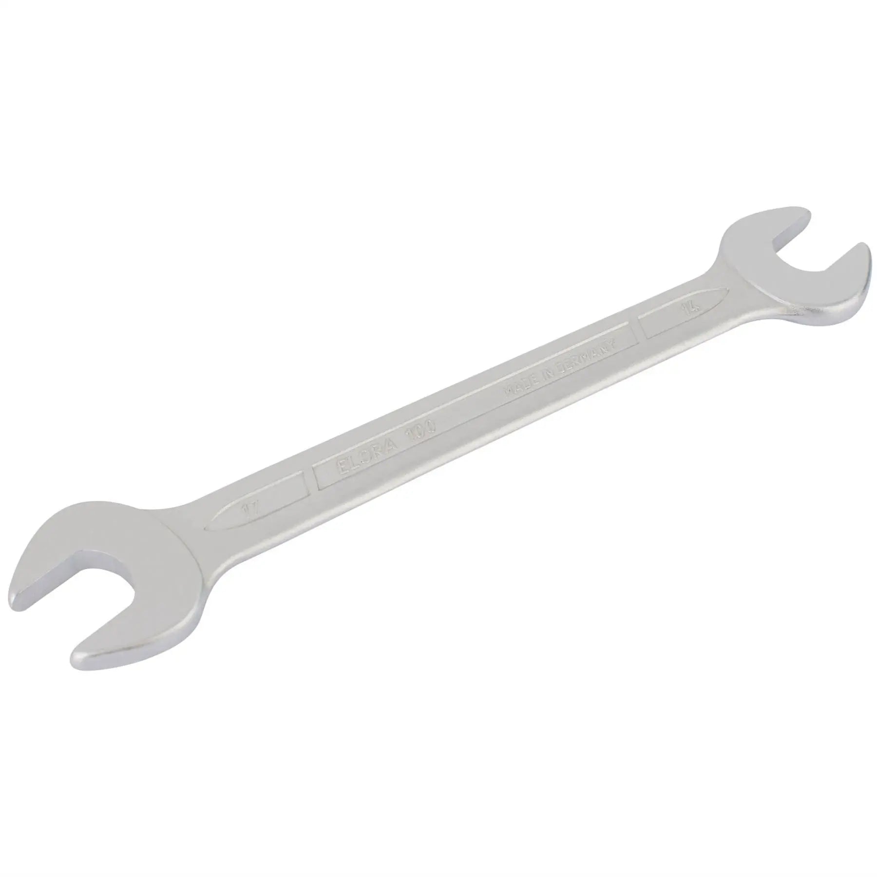Elora Long Metric Double Open End Spanner 14 x 17mm 01945  White Rose Tools