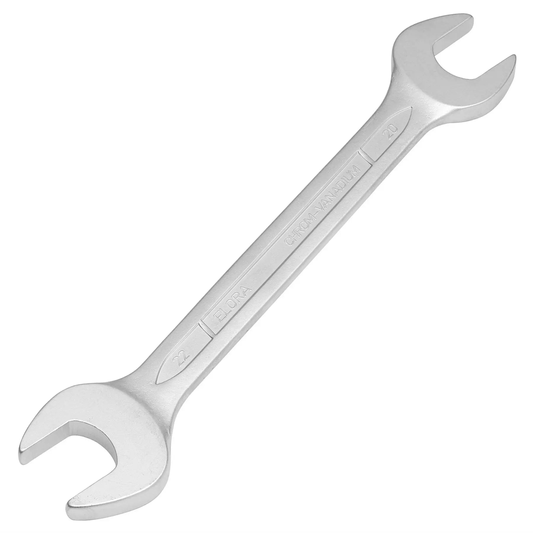 Elora Long Metric Double Open End Spanner 20 x 22mm 01995  White Rose Tools