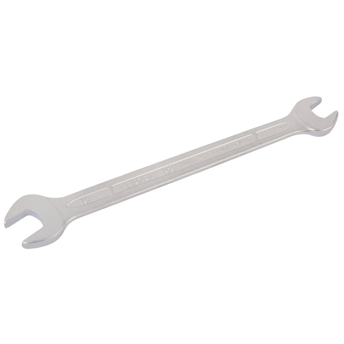 Elora Long Metric Double Open End Spanner 8 x 10mm 01846  White Rose Tools