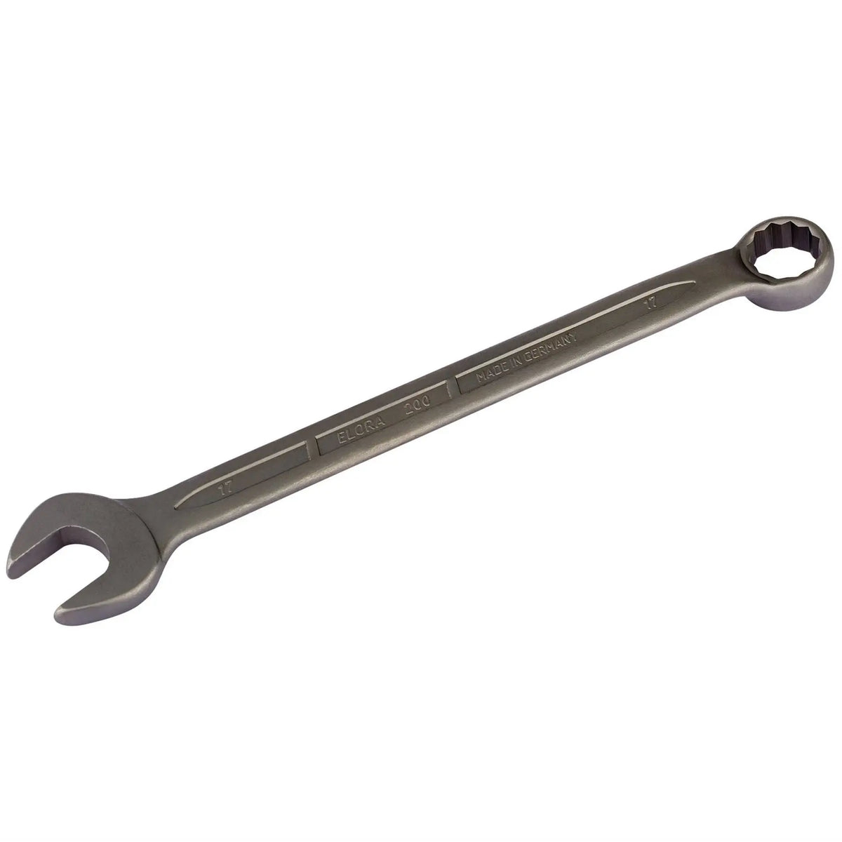 Elora Long Stainless Steel Combination Spanner 17mm 44016  White Rose Tools