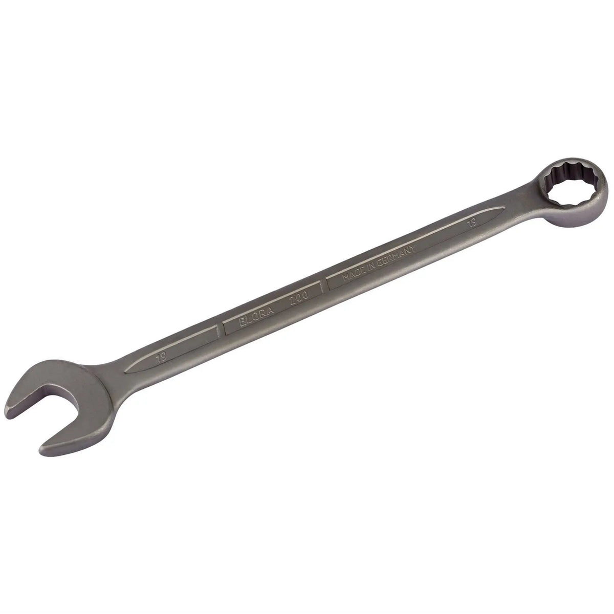 Elora Long Stainless Steel Combination Spanner 19mm 44017  White Rose Tools