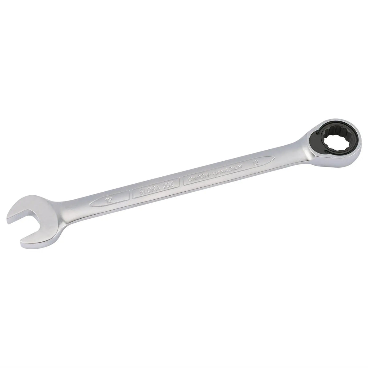 Elora Metric Ratcheting Combination Spanner 12mm 58397  White Rose Tools