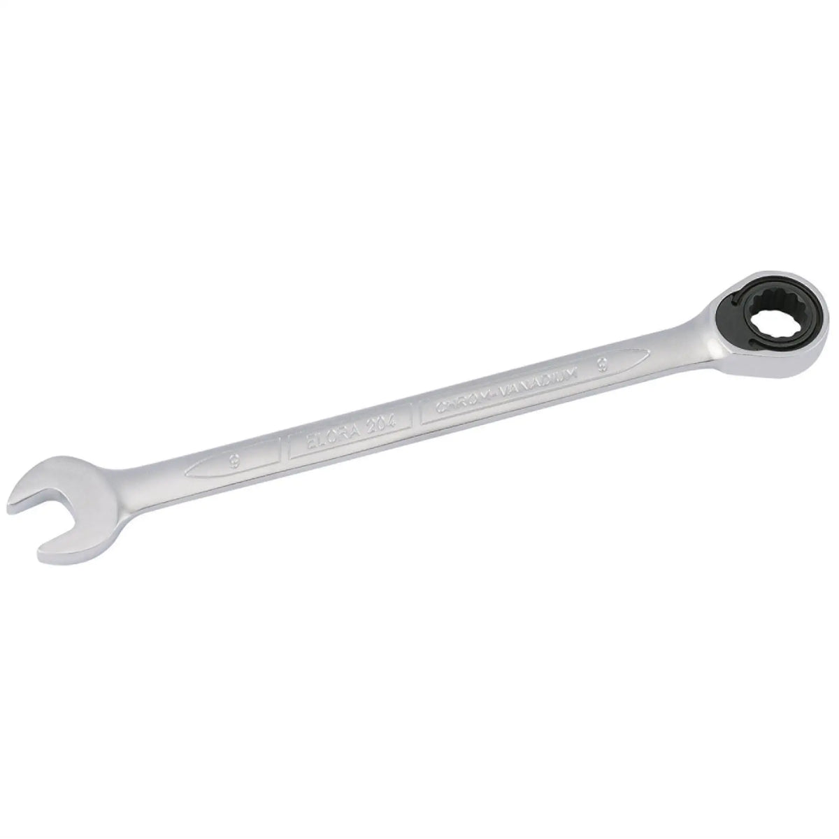 Elora Metric Ratcheting Combination Spanner 15mm 40090  White Rose Tools