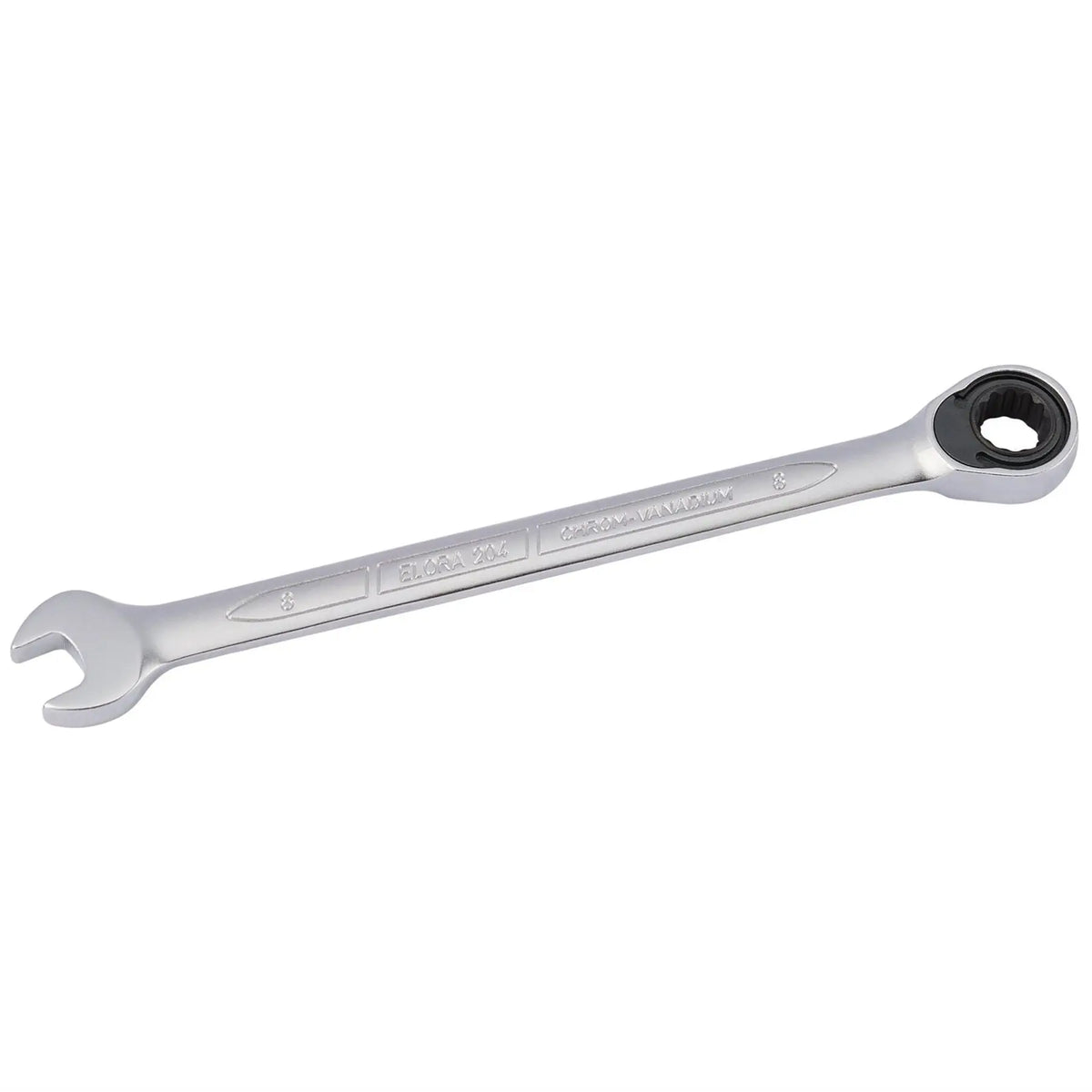Elora Metric Ratcheting Combination Spanner 8mm 58380  White Rose Tools