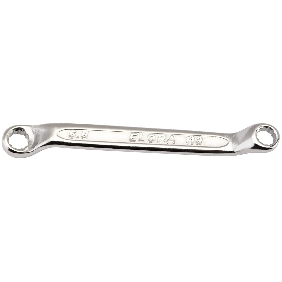 Elora Midget Deep Crank Metric Ring Spanner 5 x 5.5mm 02597  White Rose Tools