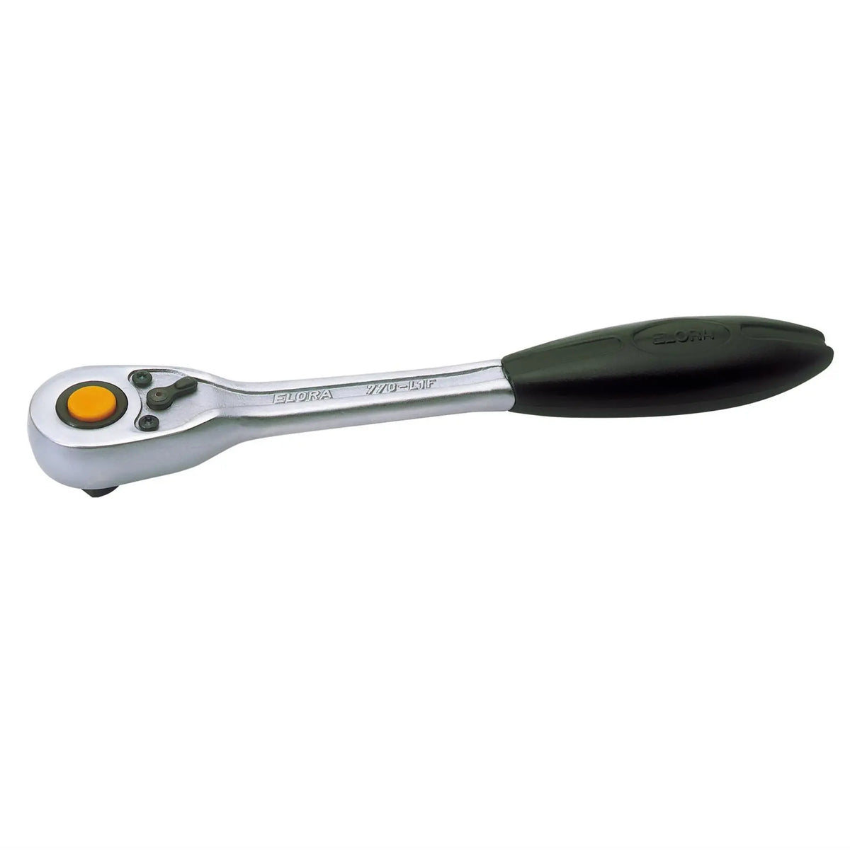 Elora Quick Release Soft Grip Reversible Ratchet 1/2" Sq. Dr. 270mm 55536  White Rose Tools