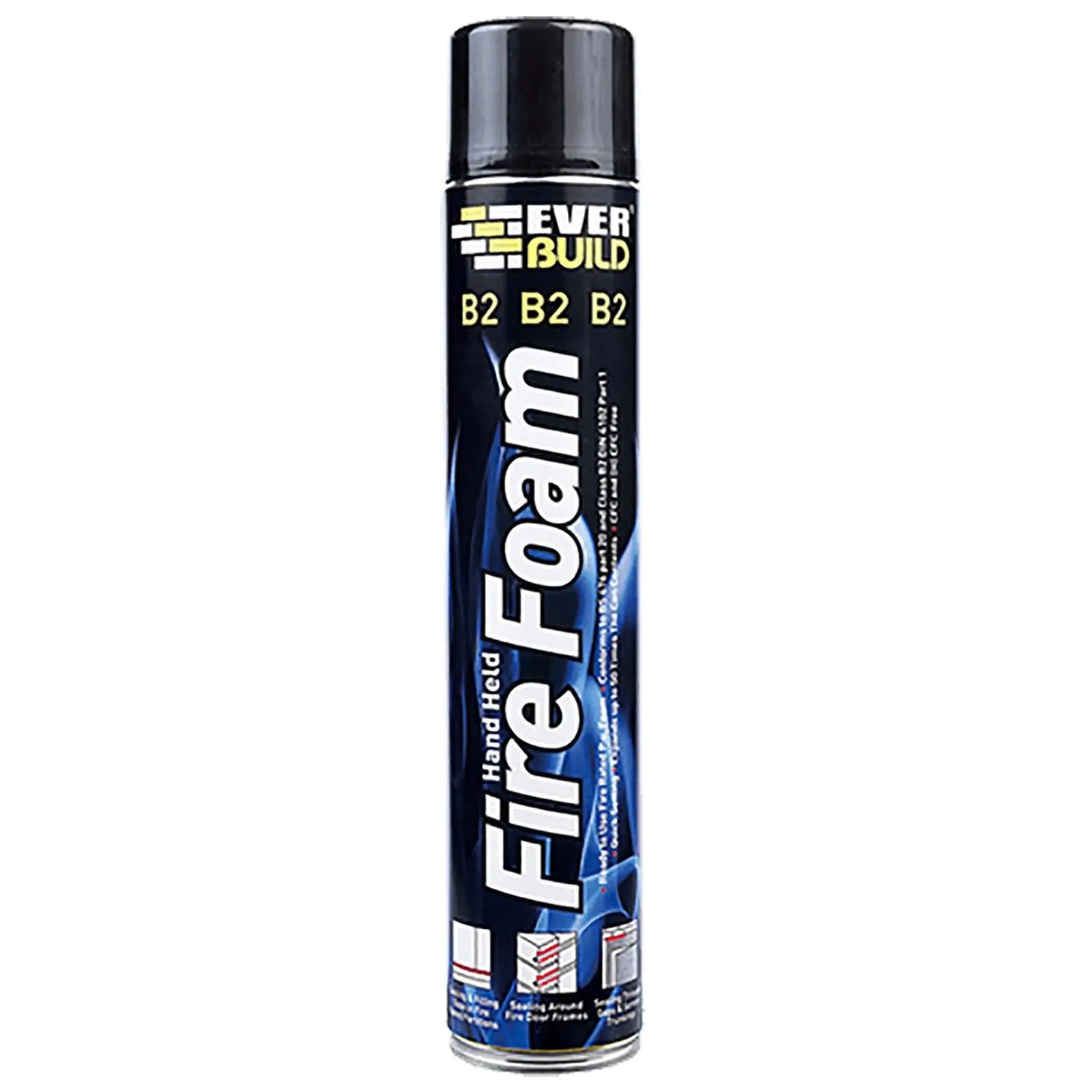 EverBuild Expanding Foam Firefoam B2 Handheld Fire Rated 750ml 