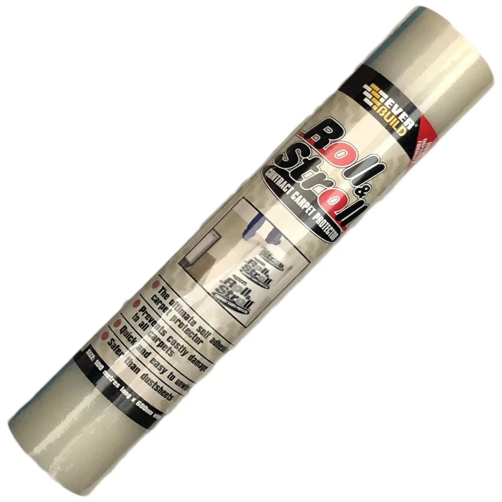 EverBuild Roll and Stroll Contract Carpet Floor Protector 600mm x 100m 