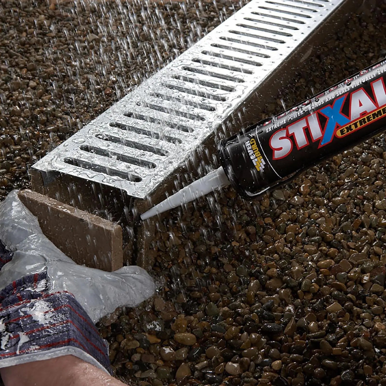 EverBuild Stixall Extreme Power Adhesive Sealant 290ml High Bonding Quick Curing 