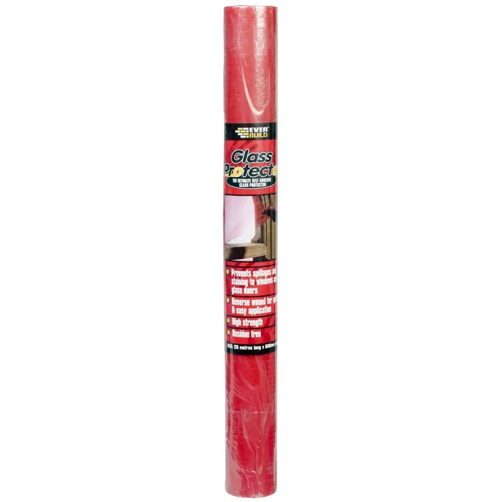 Everbuild 600mm x 25m Glass Protection Film 