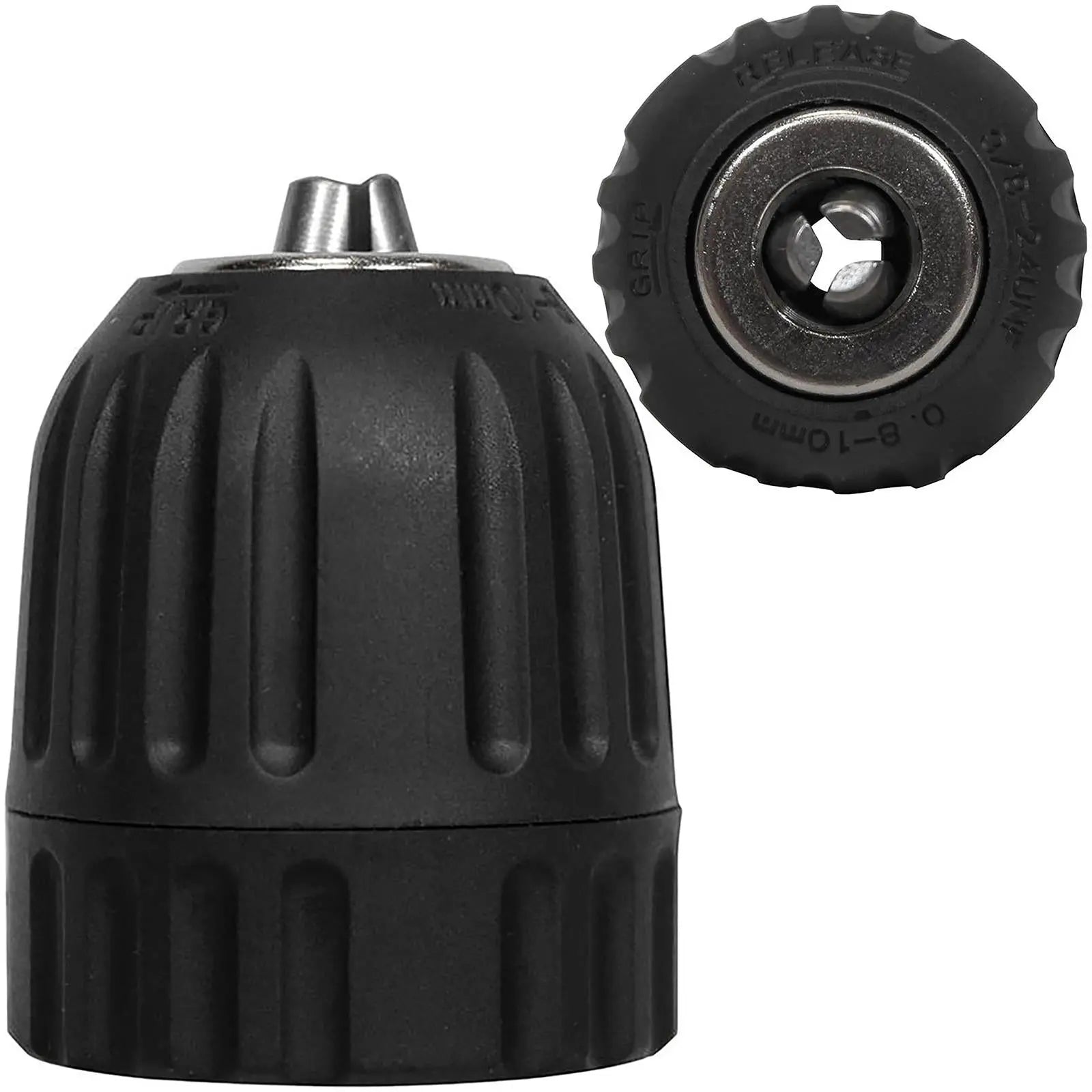 Faithfull Keyless Chuck Drill Driver 10mm 3/8" x 24 UNF Quick Change 0.8-10mm 