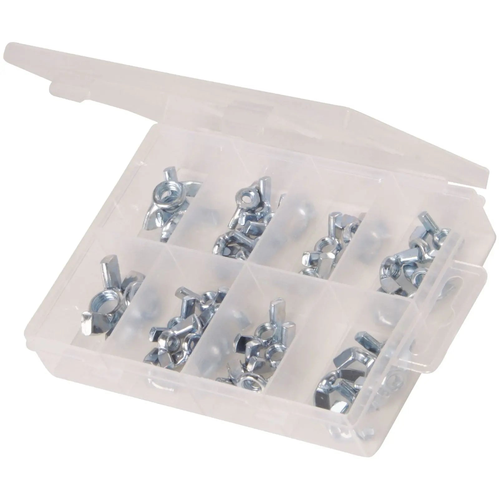 Fixman 40 Piece Wing Nuts Pack M4-M12  White Rose Tools