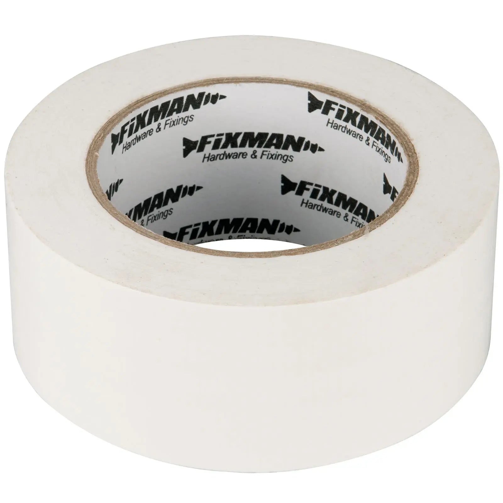 Fixman 50mm x 50m White Super Heavy Duty Duct Tape  White Rose Tools