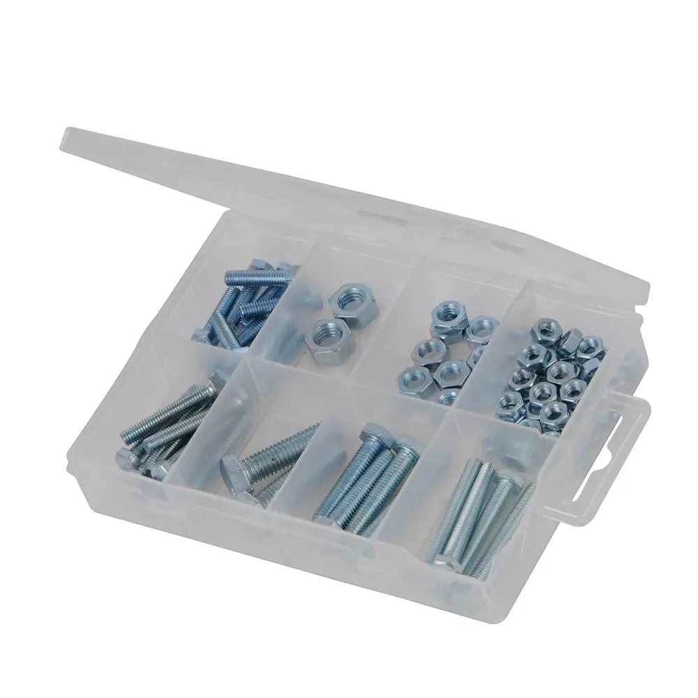 Fixman 75 Piece Hex Bolts & Nuts Pack 