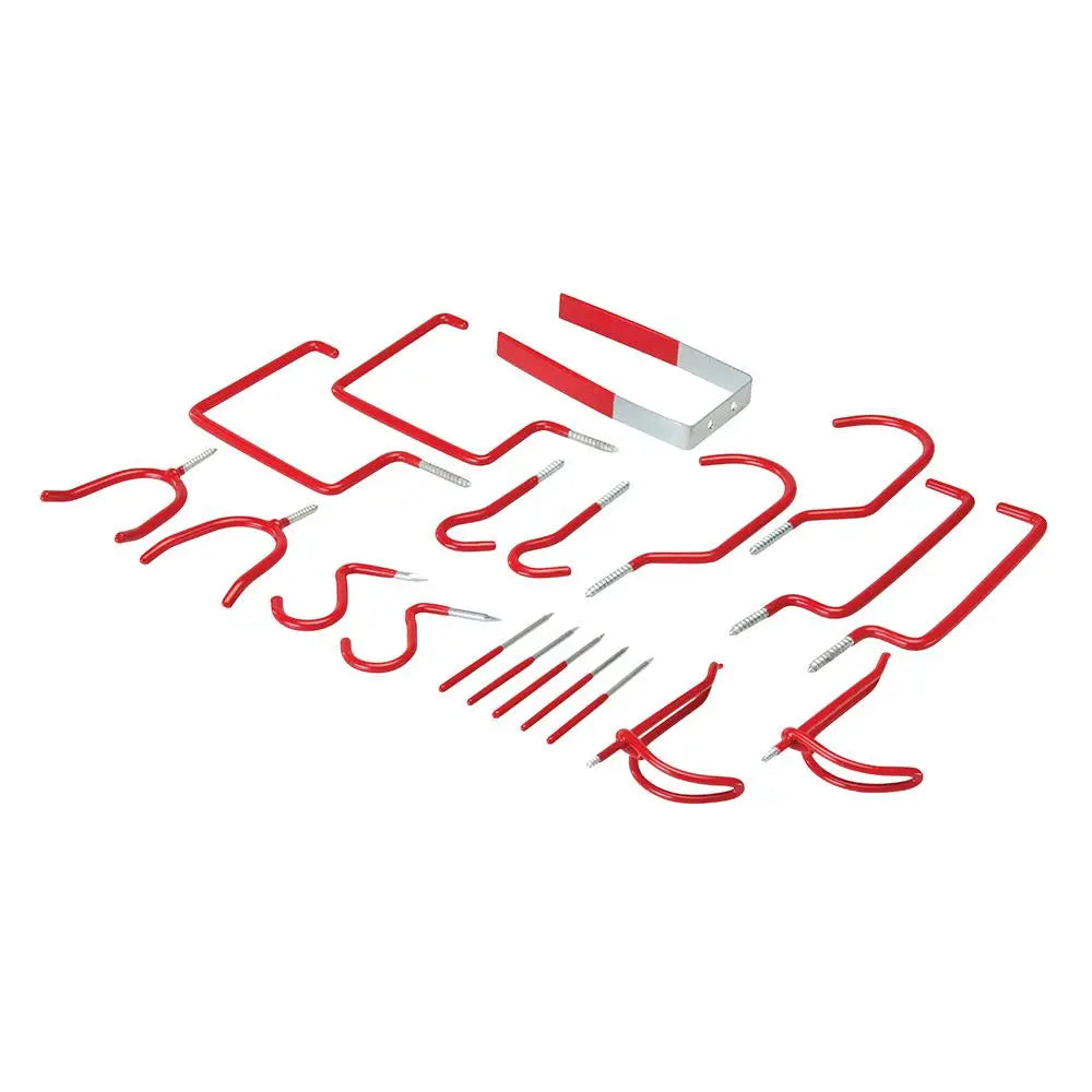 Fixman Assorted Storage Hooks Pack 20pce 994116  White Rose Tools