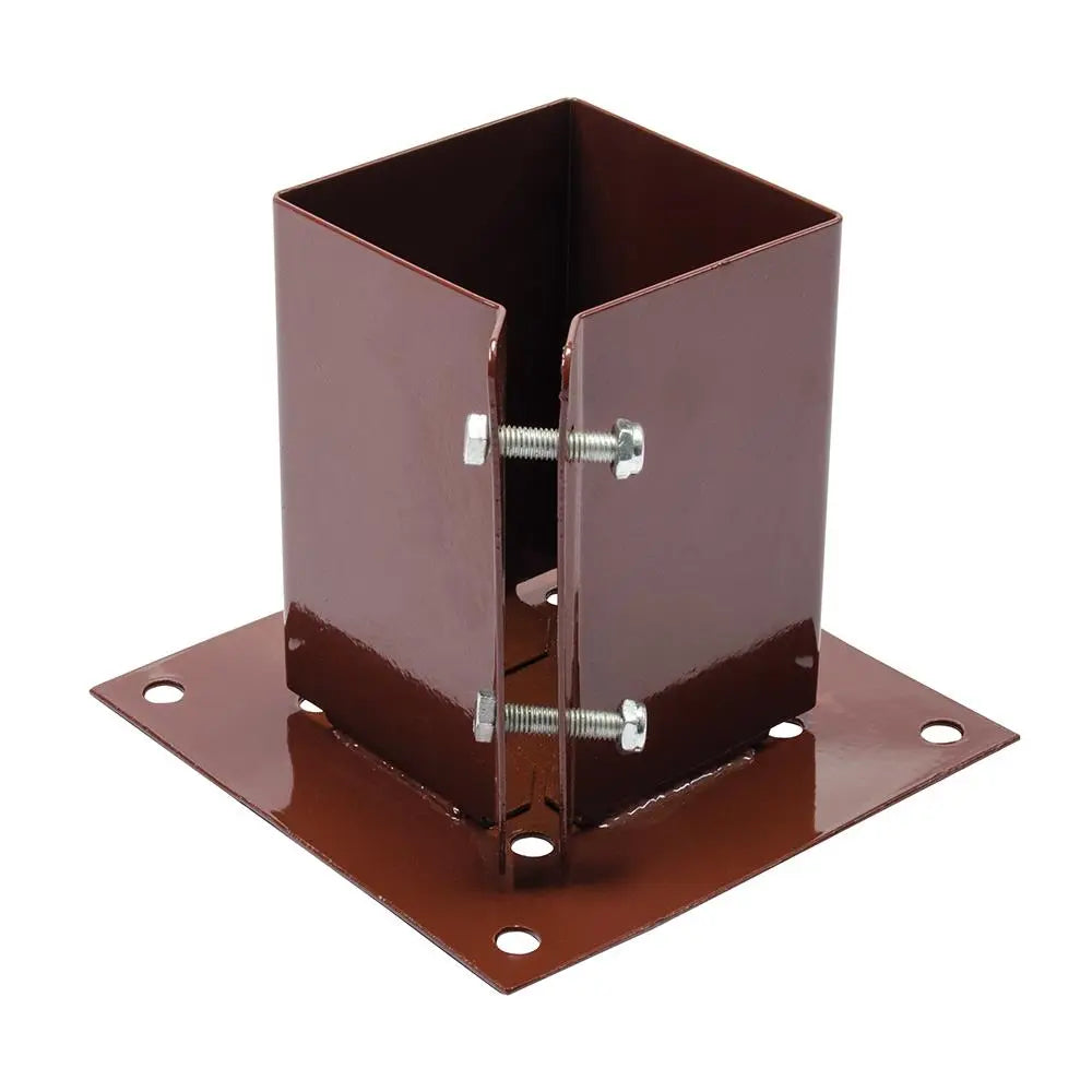Fixman Bolt-Down Post Shoe 100 x 100mm 721033  White Rose Tools