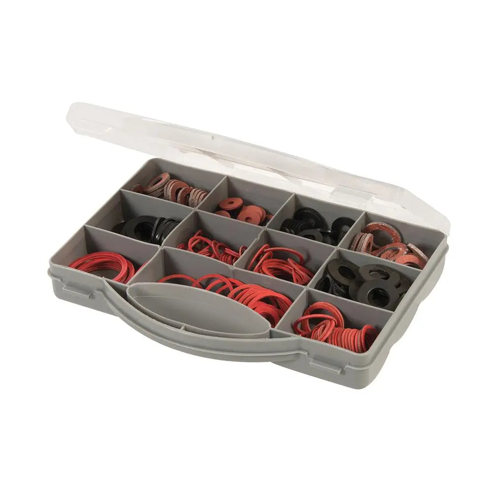 Fixman Fibre & Rubber Washers Pack 280pce 386124  White Rose Tools