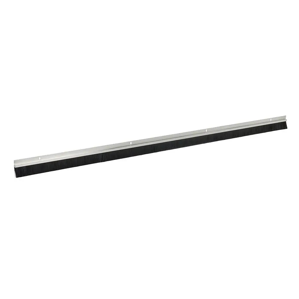 Fixman Garage Door Brush Strips 25mm Bristles 2pk 1067mm Aluminium 941510  White Rose Tools