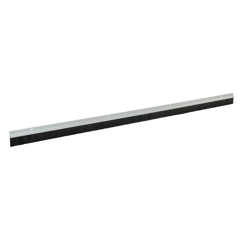Fixman Garage Door Brush Strips 25mm Bristles 2pk 1067mm White 456532  White Rose Tools