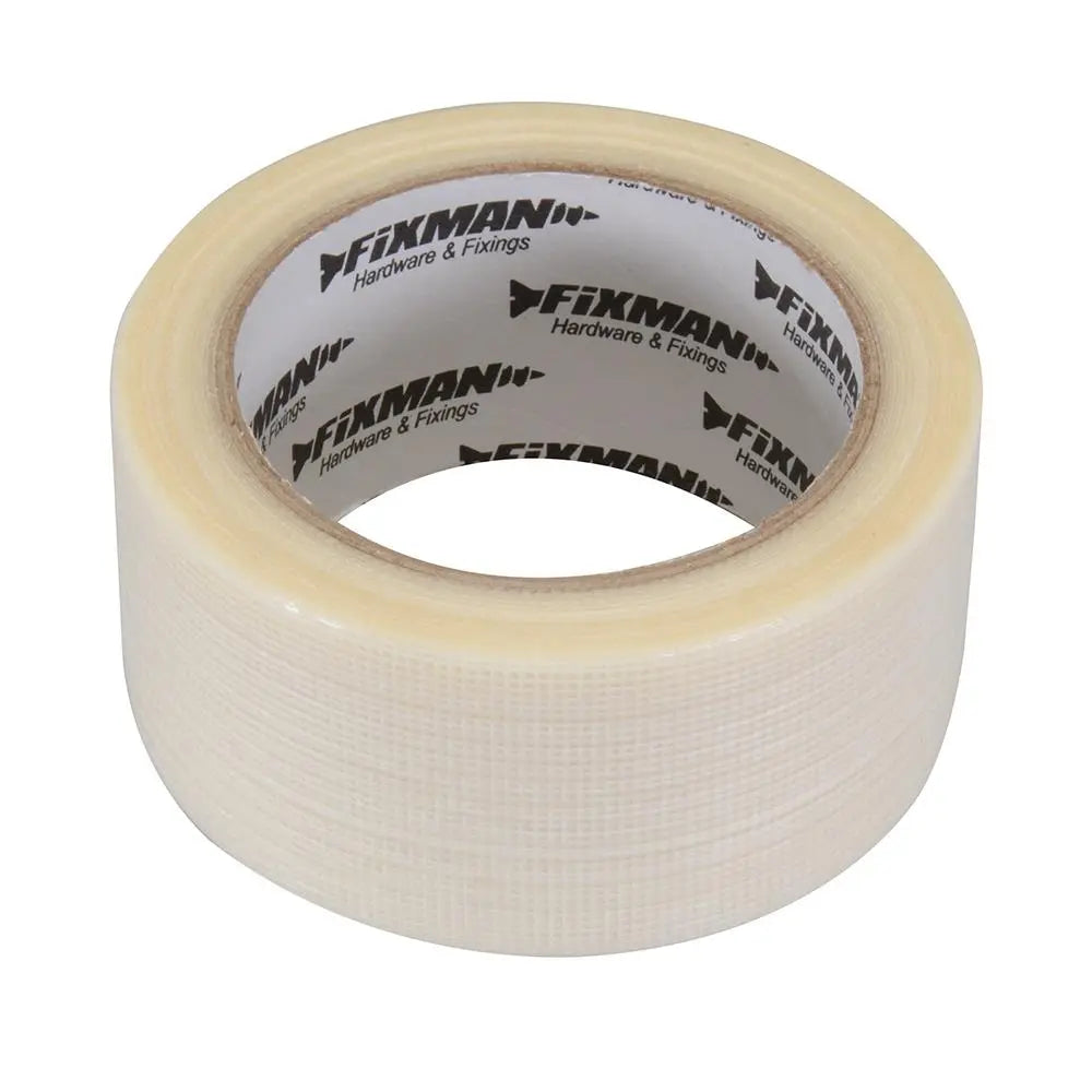 Fixman Heavy Duty Duct Tape 50mm x 20m Clear 190469  White Rose Tools