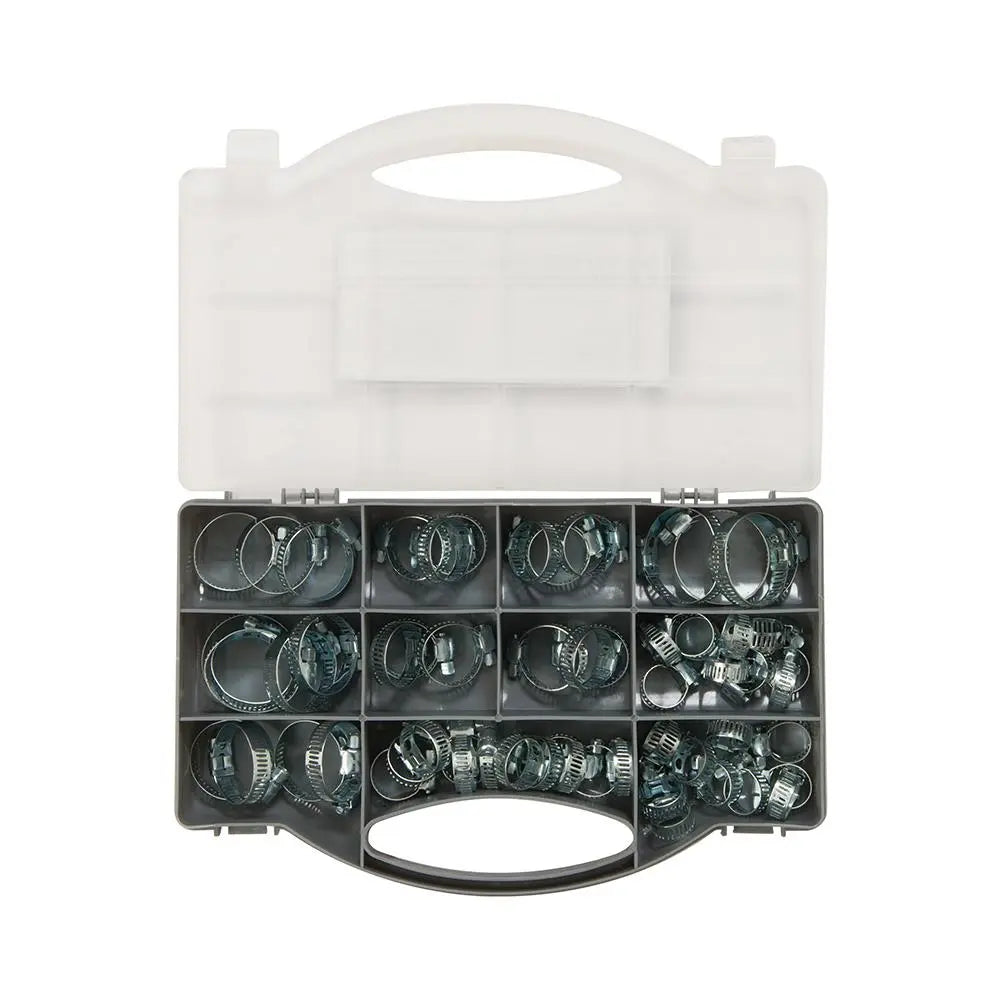 Fixman Hose Clips Pack 60pce 138252  White Rose Tools