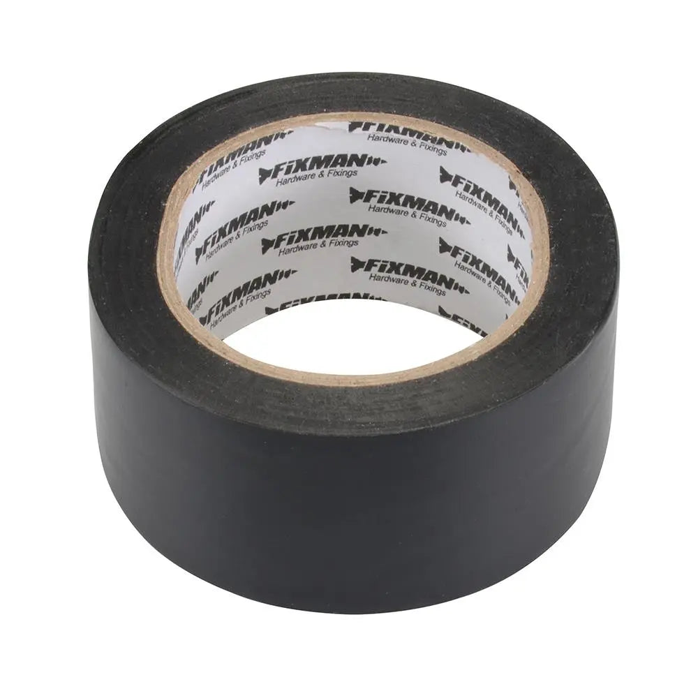 Fixman Insulation Tape 50mm x 33m Black 192221  White Rose Tools