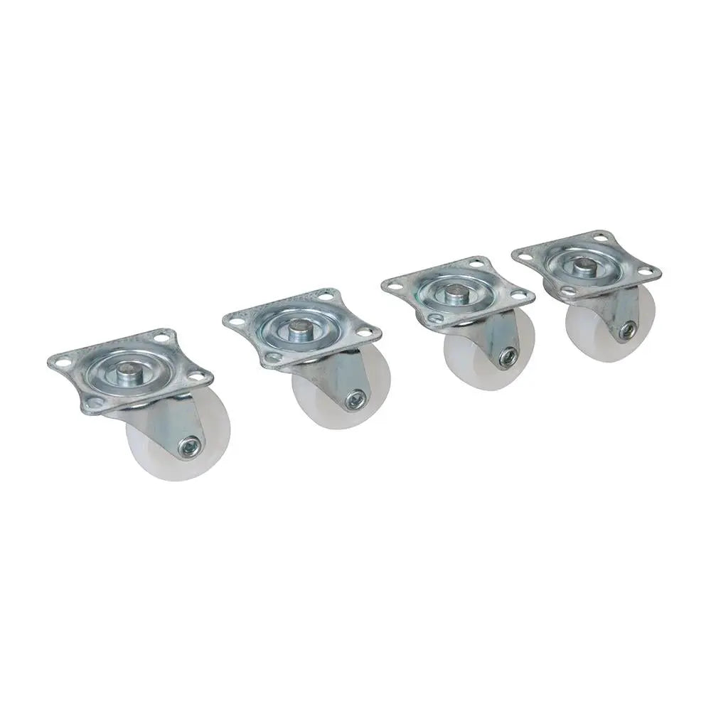 Fixman Light Duty Swivel Castors 4pk 31mm 372189  White Rose Tools