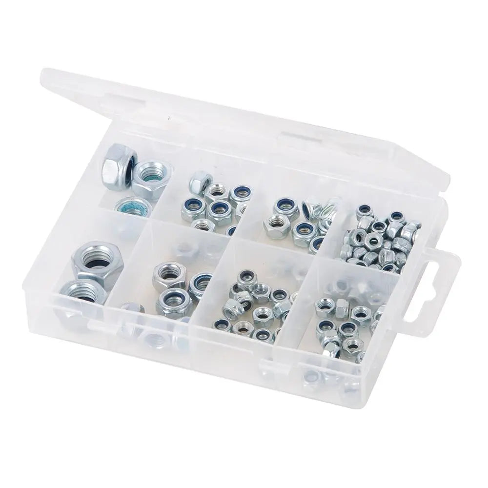 Fixman Lock Nuts Pack 108pce 742547  White Rose Tools