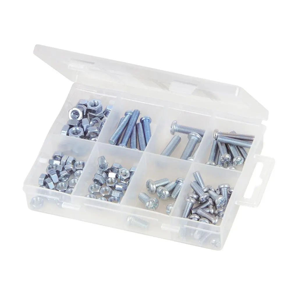 Fixman Machine Screws & Nuts Pack 105pce 804223  White Rose Tools