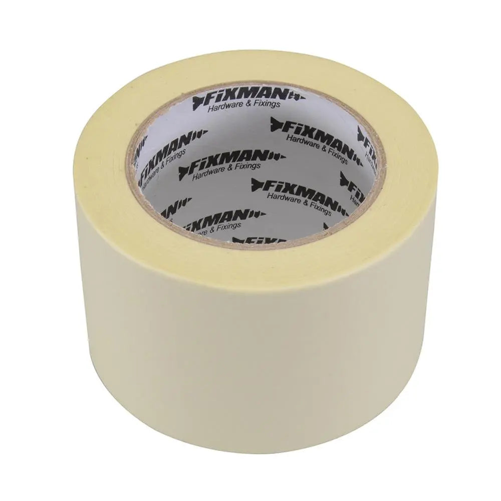 Fixman Masking Tape 75mm x 50m 188185  White Rose Tools