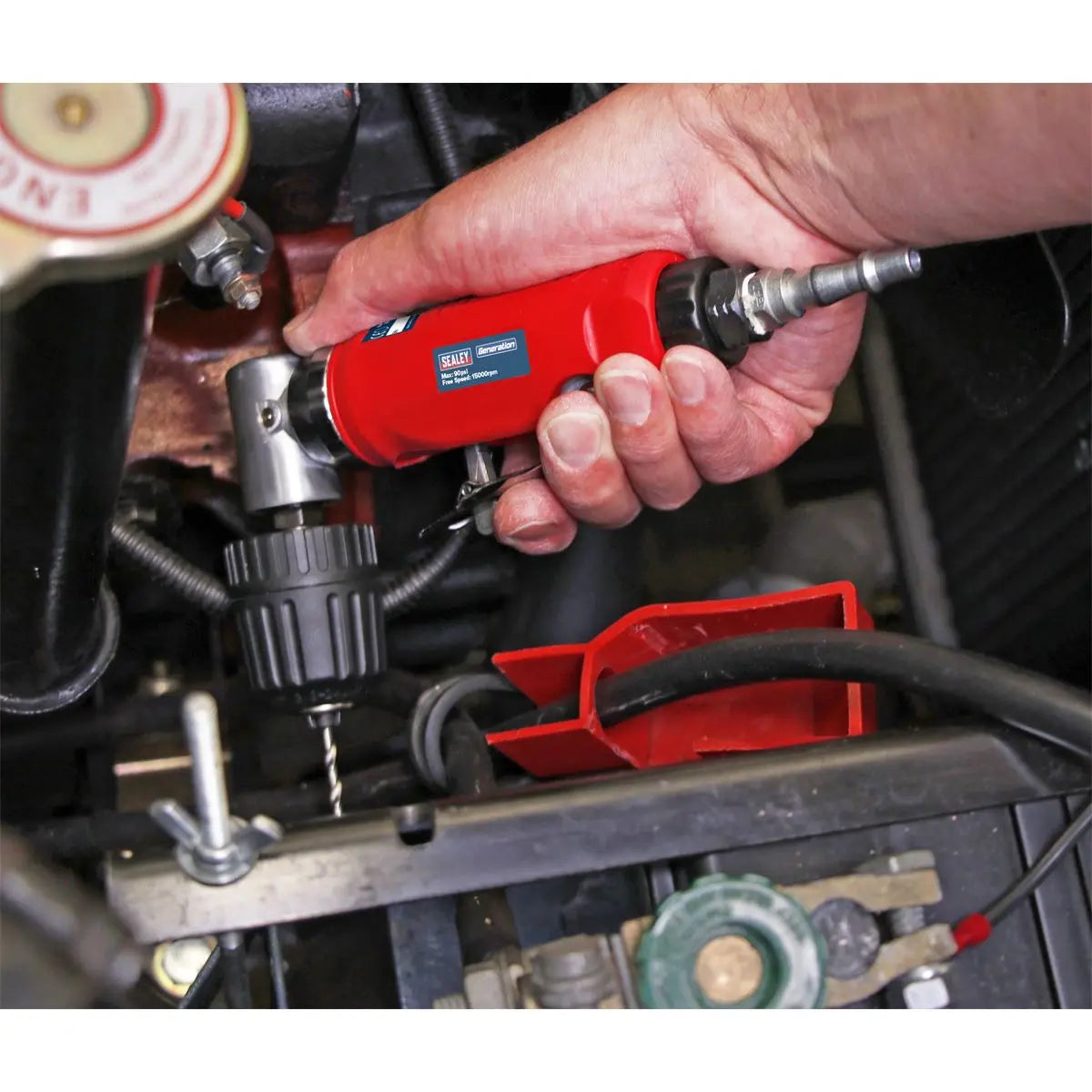 Generation Air Angle Drill with Ø10mm Keyless Chuck 