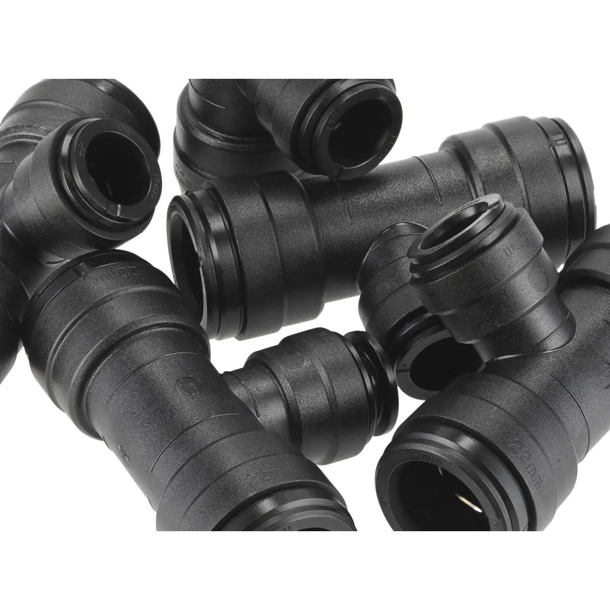 John Guest Reducing Tee 22-15mm Pack of 5 (John Guest Speedfit® - PM3022AE) 