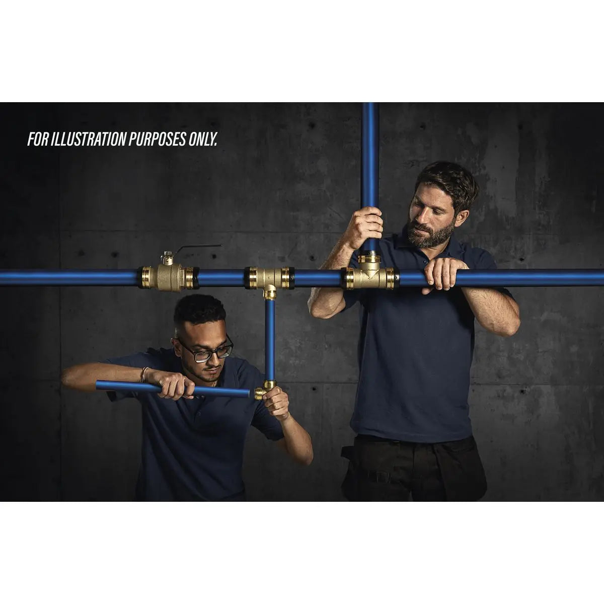 John Guest SharkBite® 12m 2-Drop Air Supply System Kit 