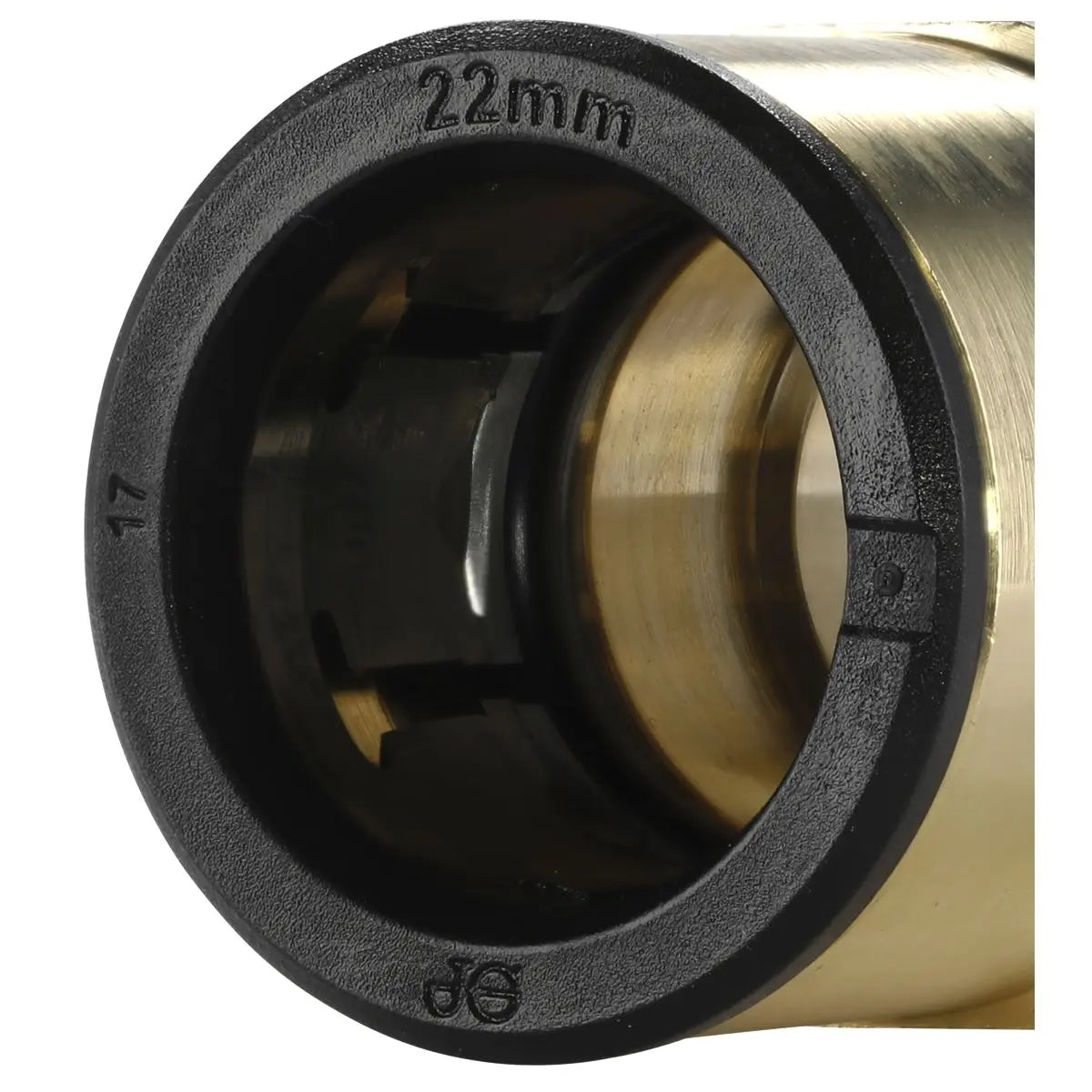 John Guest Straight Adaptor 22mm x 3/4"BSPT Brass (John Guest Speedfit® - MM012206N) 