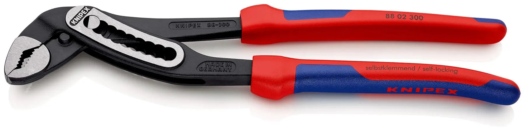 KNIPEX Alligator Water Pump Pliers 300mm Multi Component Grips 88 02 300  White Rose Tools