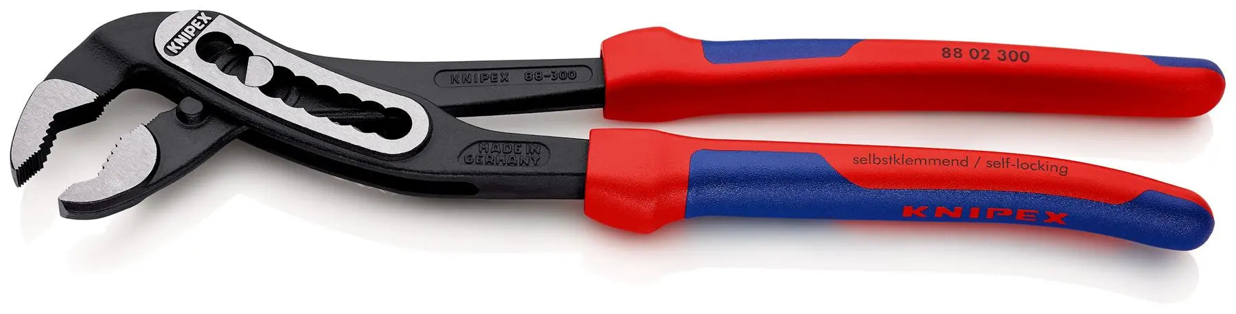 KNIPEX Alligator Water Pump Pliers 300mm Multi Component Grips 88 02 300  White Rose Tools