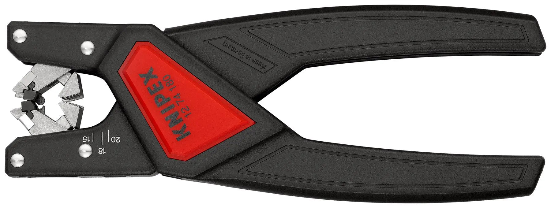 KNIPEX Automatic Stripping Pliers 180mm Wire Strippers 12 74 180 SB  White Rose Tools