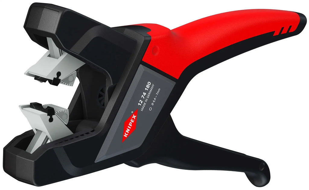 KNIPEX Automatic Wire Stripping Pliers 4.4-7mm 12 74 180  White Rose Tools