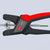 KNIPEX Automatic Wire Stripping Pliers 4.4-7mm 12 74 180  White Rose Tools