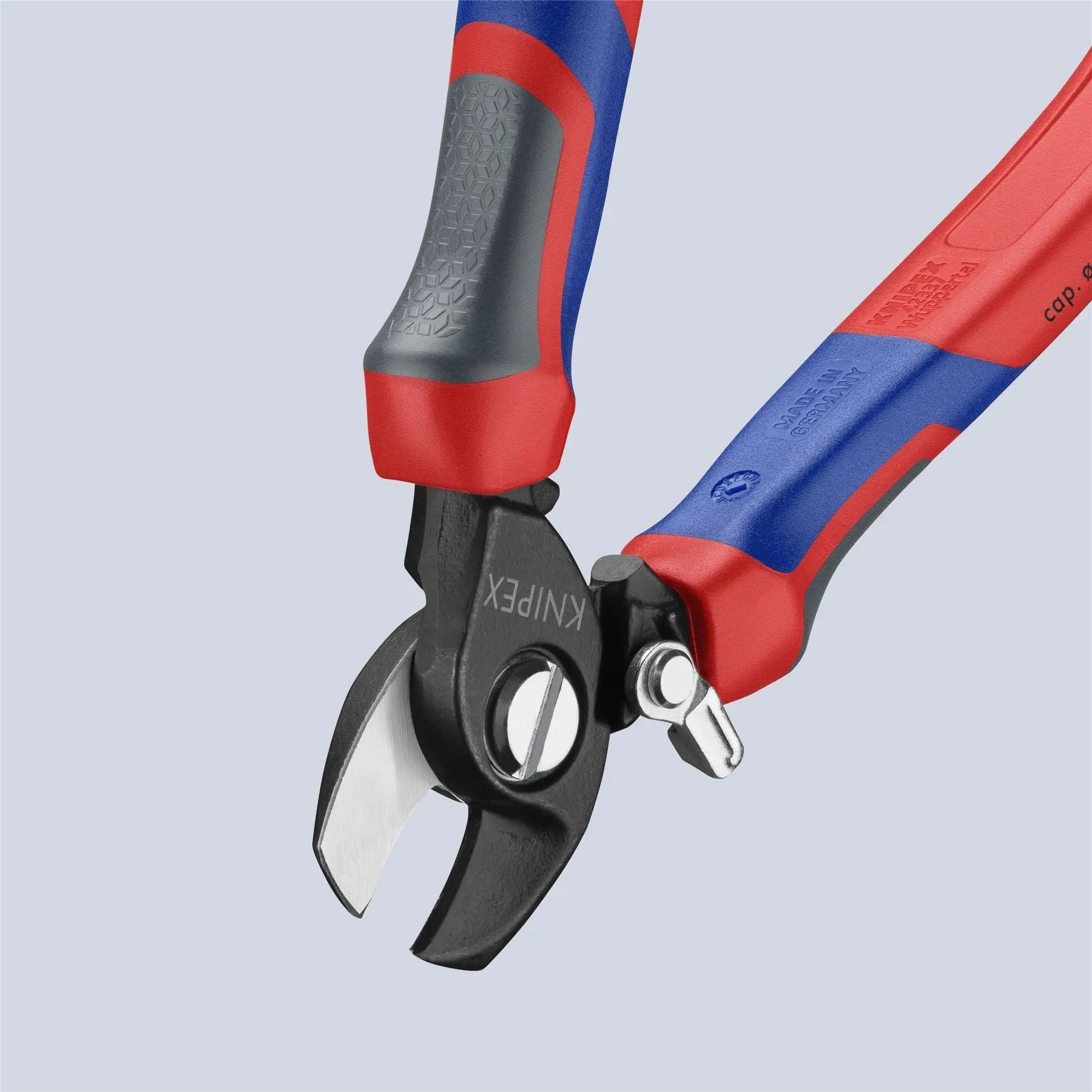 KNIPEX Cable Shears Cutting Pliers Opening Spring 165mm with Comfort Handles 95 22 165  White Rose Tools