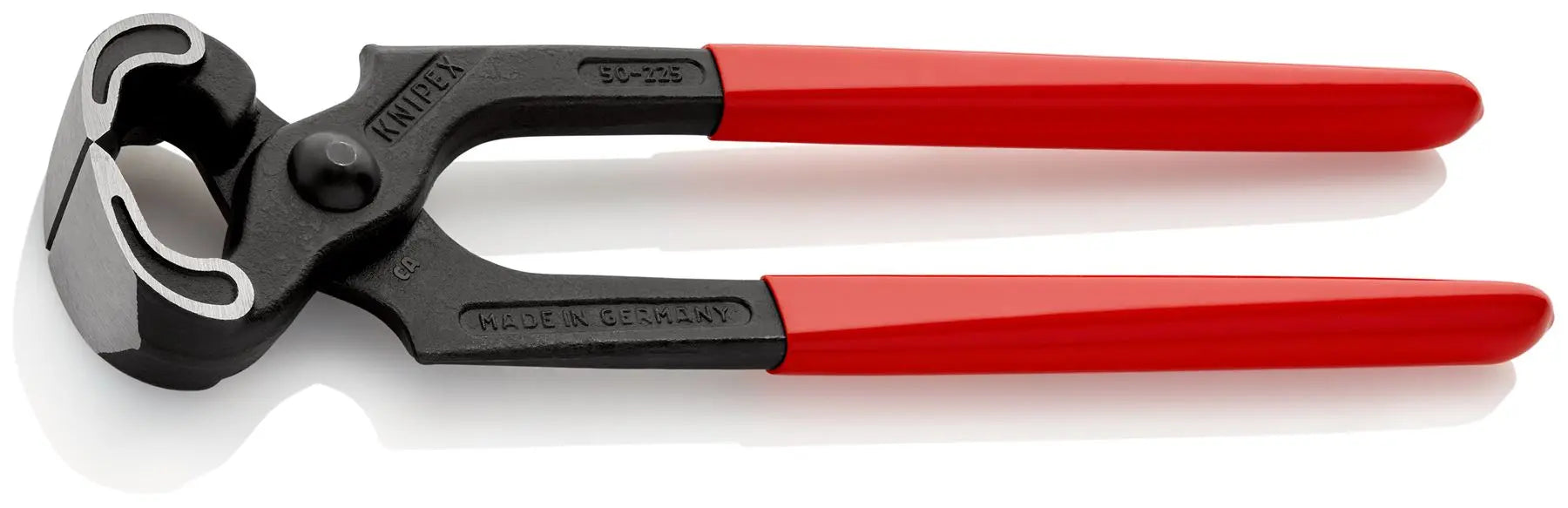 KNIPEX Carpenters Pincers 225mm Plastic Coated Handles 50 01 225  White Rose Tools